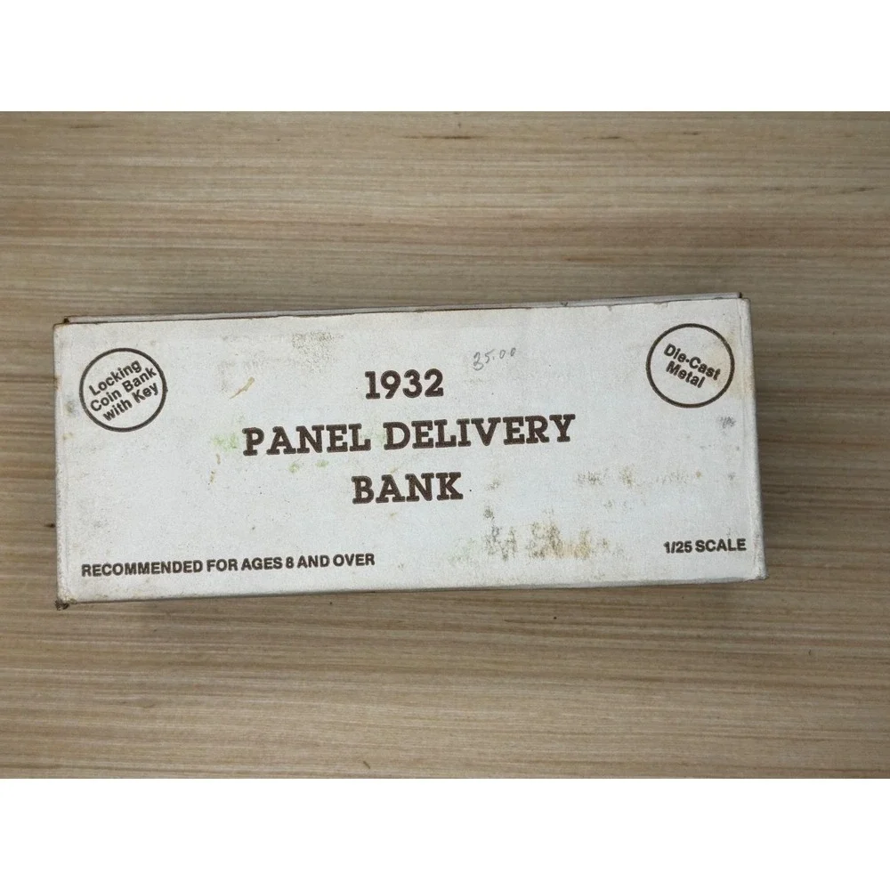 ERTL 1932 Ford Panel Delivery Truck Coin Bank Trustworthy Hardware LE